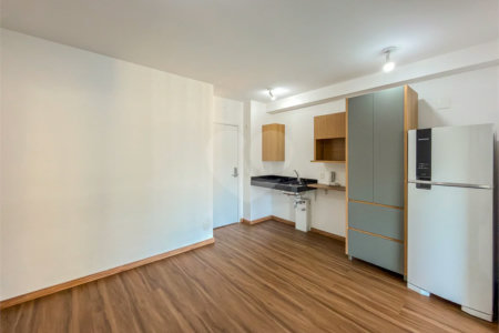Studio novo com 33m² e vaga na garagem na região da Aclimação em São Paulo - SP.