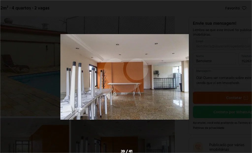 Apartamento Mooca venda 3 dormitórios 1 suíte Sacada 1 vaga Mobiliado