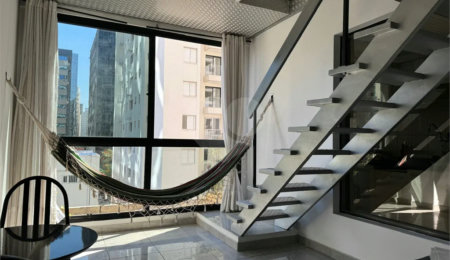 Duplex à venda ou para alugar com 1 suíte em Vila Nova Conceição, São Paulo, SP