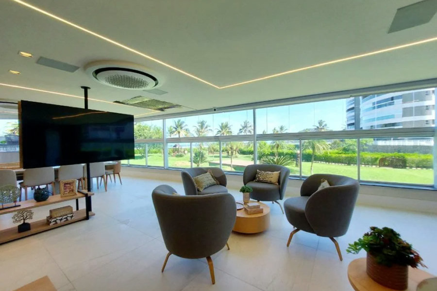 Apartamento à venda com 5 quartos, sendo 4 suítes,  em Riviera de São Lourenço, Bertioga, SP