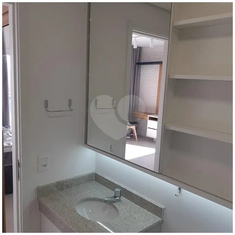 Landing Campo Belo 42 m² Apartamento semimobiliado para locação no Campo Belo, 1 quarto, garagem