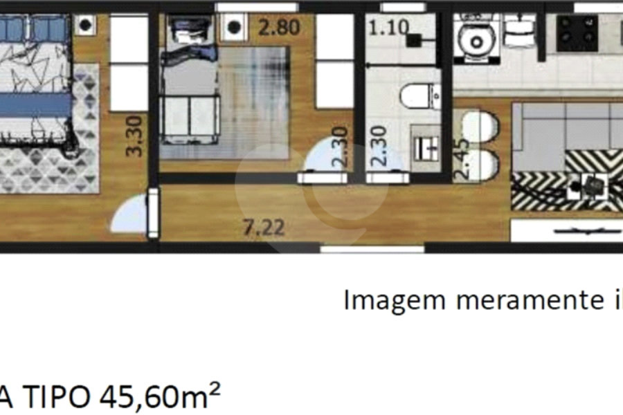Apartamento à venda com 1 quarto em Santana, São Paulo, SP