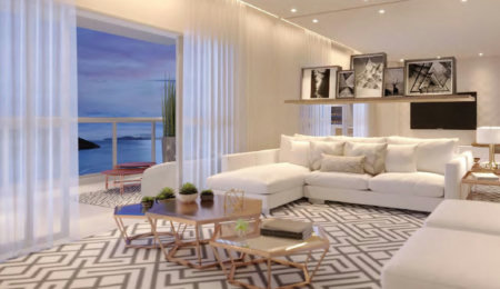 Vende-se lançamento alto padrão/Ponta da Praia com 4 dorm /suíte/wc social e de serviço/4 vagas
