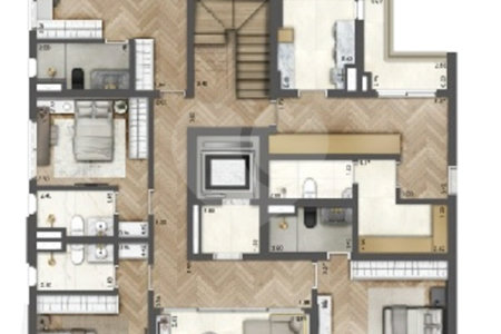 Cobertura duplex Chacara Klabin - 4 suites - 4 vgs - 487 m² - Quadra de tenis