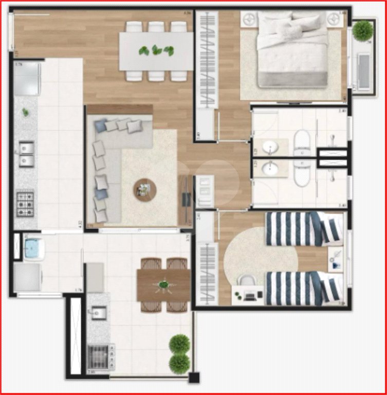 Apartamento à venda com 2 quartos, sendo 1 suíte, em Jardim São Paulo(zona Norte), São Paulo, SP