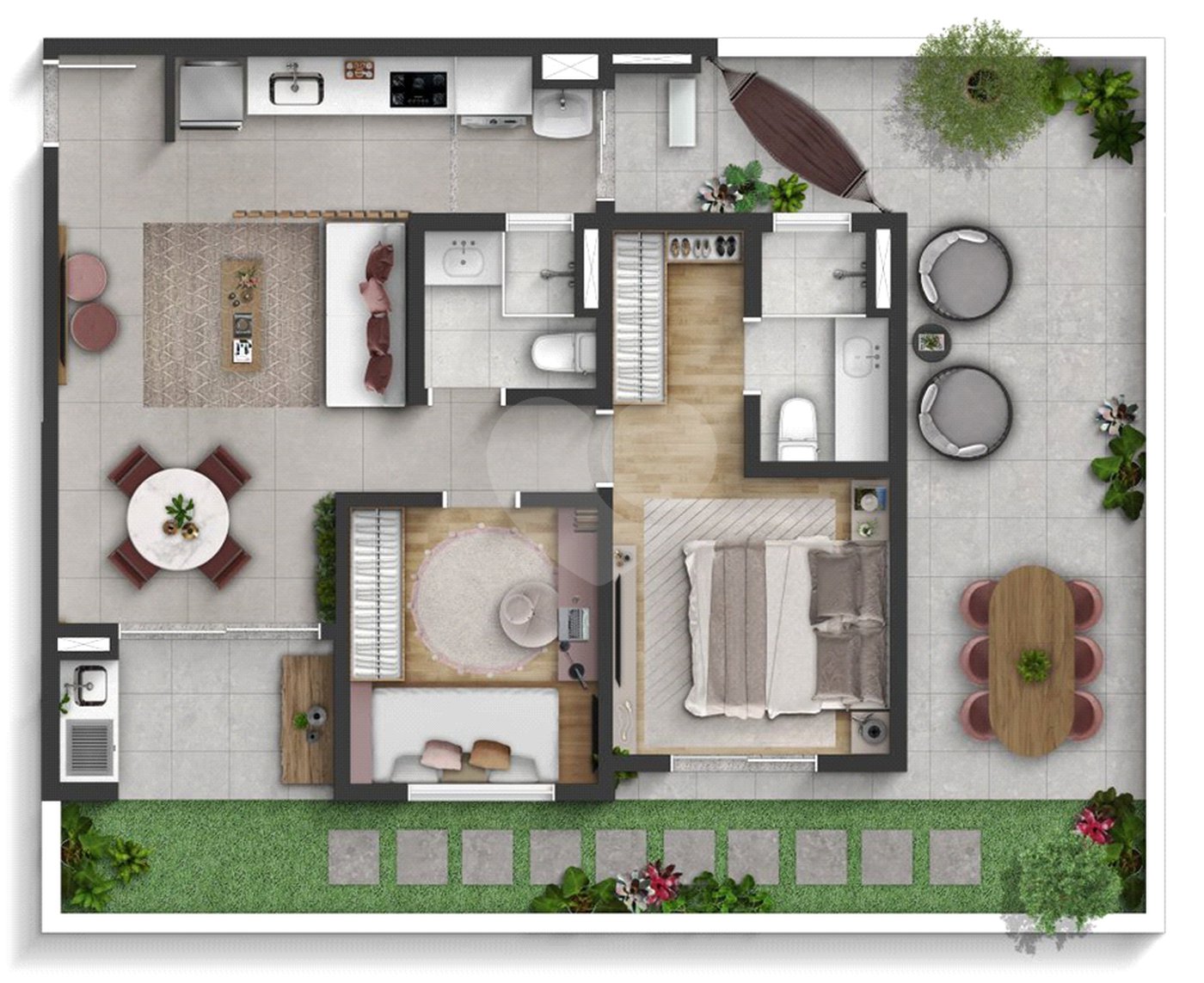 Apartamento à venda com 2 quartos, sendo 1 suíte, em Vila Espírito Santo, Sorocaba, SP