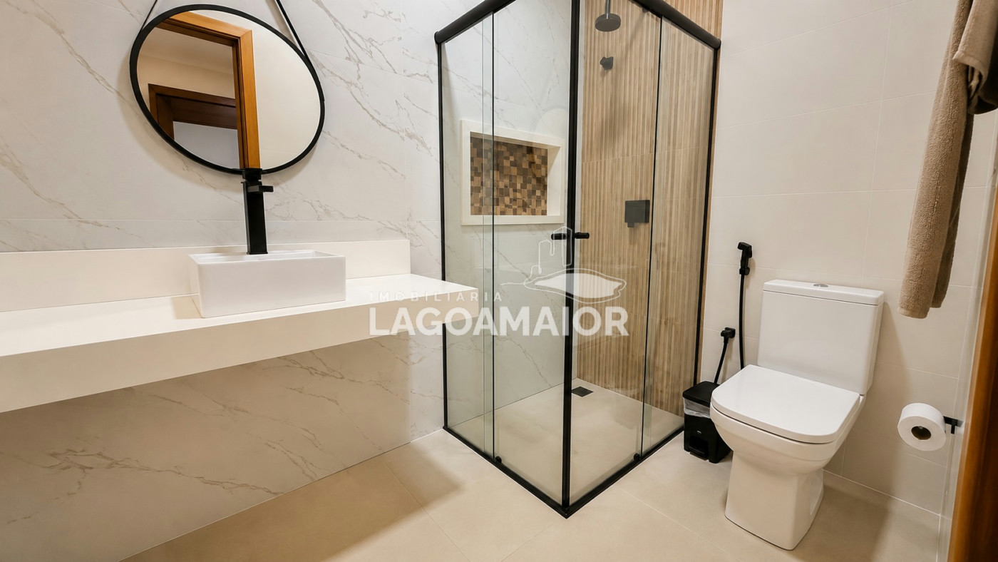 Casa à venda com 4 quartos, sendo 4 suítes, no condomínio Residencial Villa Dumont, Três Lagoas - MS