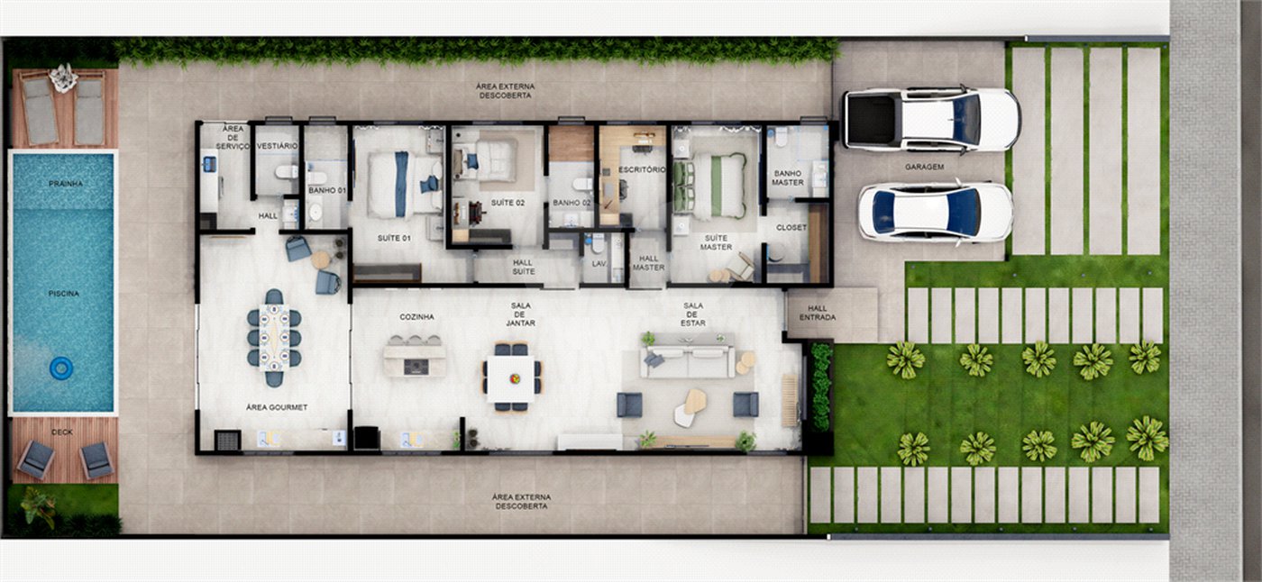 Casa à venda com 3 suítes no condomínio Spazio Design, Bragança Paulista - SP