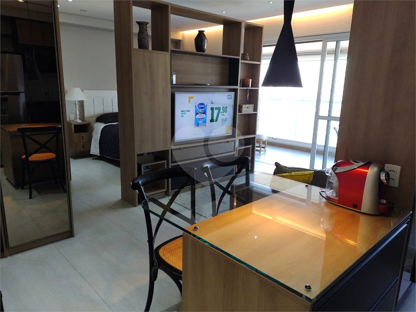 Apartamento à venda com 1 quarto em Brooklin, São Paulo, SP