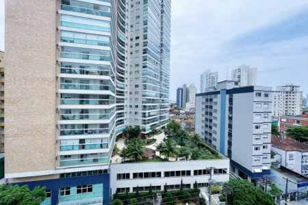 Apartamento com 3 dormitórios à venda, 118 m² por R$ 850.000,00 - Embaré - Santos/SP