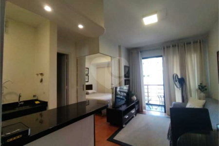 Flat à venda com 1 quarto em Moema, São Paulo, SP