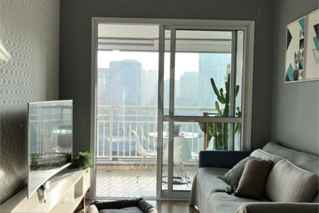 Apartamento à venda com 1 quarto em Brooklin Paulista, São Paulo, SP