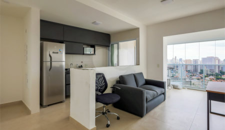 Apartamento à venda ou para alugar com 1 quarto em Vila Gertrudes, São Paulo, SP