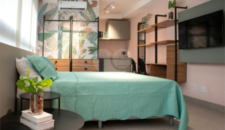 Apartamento à venda ou para alugar com 1 quarto em Perdizes, São Paulo, SP
