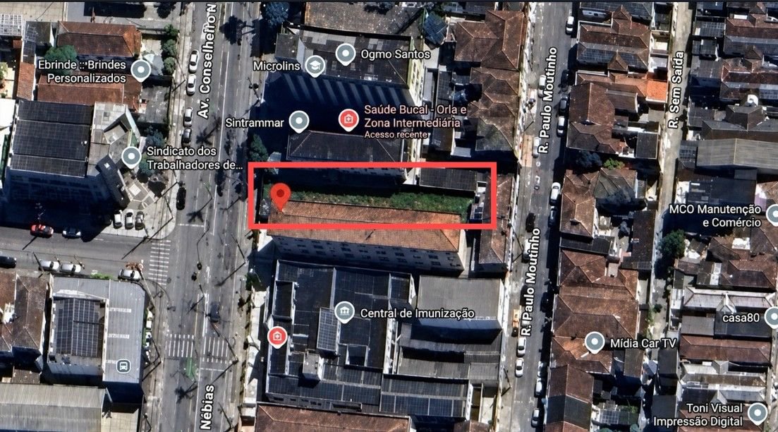 Terreno à venda, 500 m² por R$ 1.500.000,00 - Vila Matias - Santos/SP