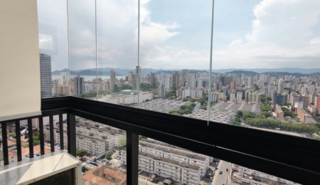 Apartamento com 2 dormitórios à venda, 83 m² por R$ 1.595.000,00 - Aparecida - Santos/SP