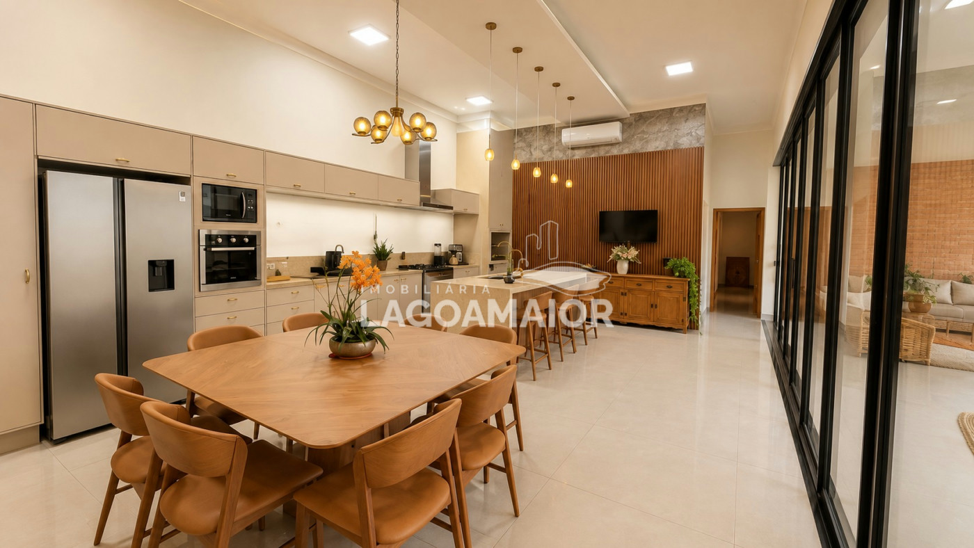 Casa à venda com 4 quartos, sendo 4 suítes, no condomínio Residencial Villa Dumont, Três Lagoas - MS