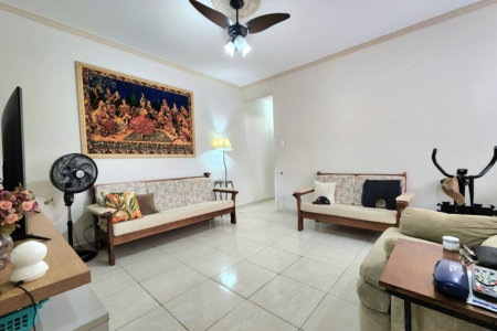 Apartamento próximo da praia com 2 dormitórios à venda, 85 m² por R$ 449.000 - Gonzaga - Santos/SP