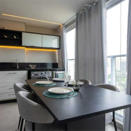 Apartamento à venda com 1 suíte em Cidade Monções, São Paulo, SP