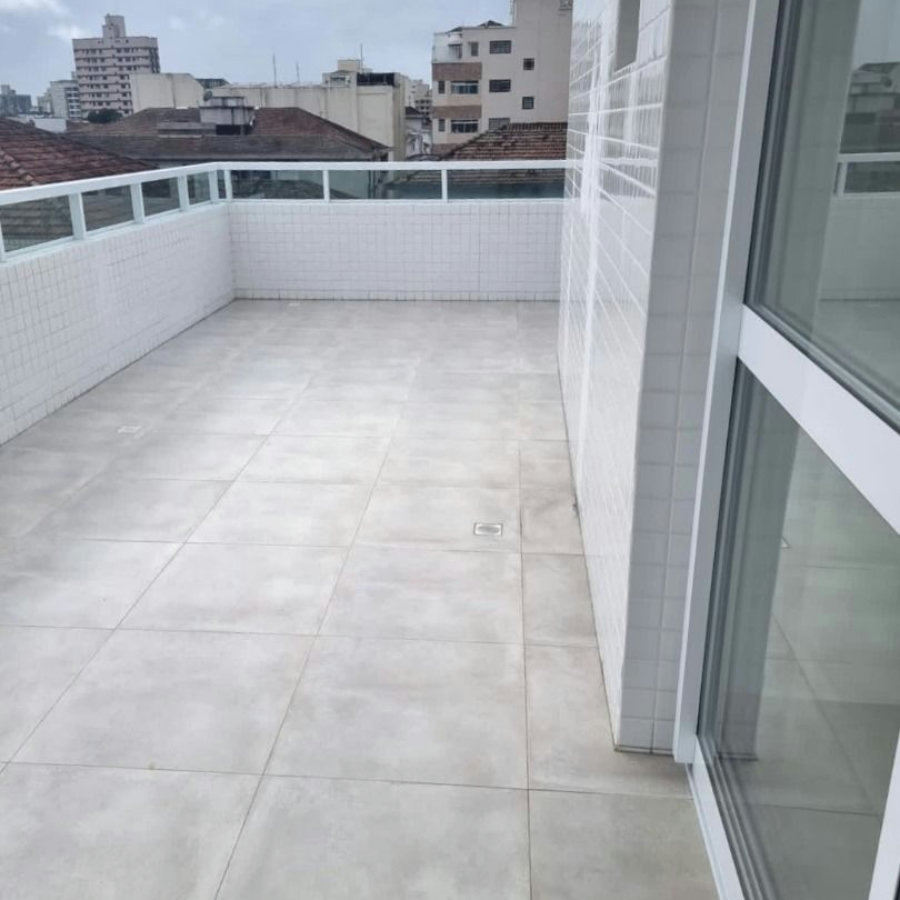 Apartamento Garden 94 m² com 2 dormitórios à venda no Embaré - Santos/SP
