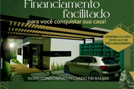 Casa à venda com 3 quartos, sendo 1 suíte, no condomínio Monte Carlo, Balsas - MA