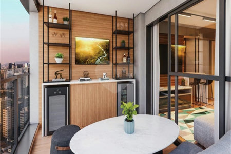 Apartamento à venda com 1 suíte em Santo Amaro, São Paulo, SP