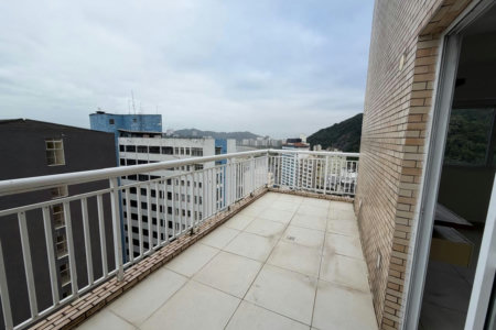 Cobertura com 2 dormitórios à venda, 98 m² por R$ 900.000,00 - José Menino - Santos/SP