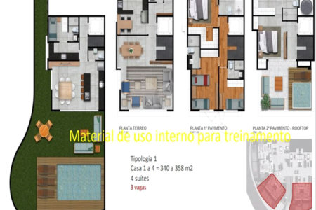 Casa à venda com 4 suítes no condomínio Cube Cidade Jardim, São Paulo - SP