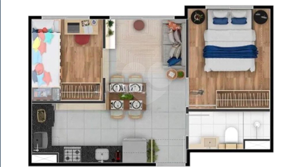 Apartamento à venda com 2 quartos em Quinta da Paineira, São Paulo, SP