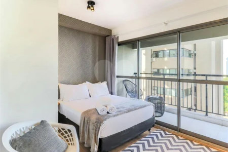 Apartamento à venda com 1 suíte em Indianópolis, São Paulo, SP