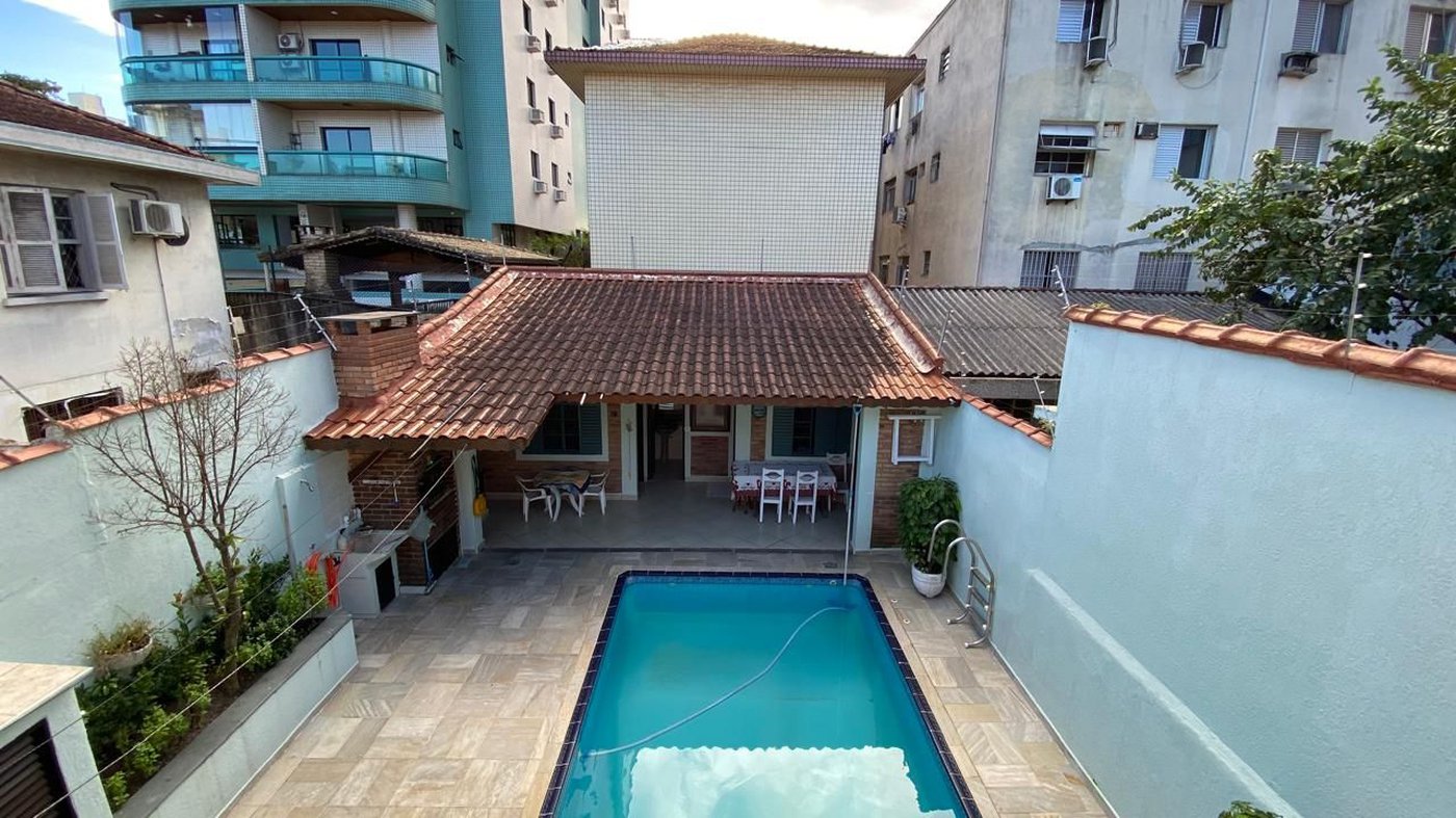 Casa com 4 dormitórios à venda, 380 m² por R$ 2.400.000,00 - Embaré - Santos/SP