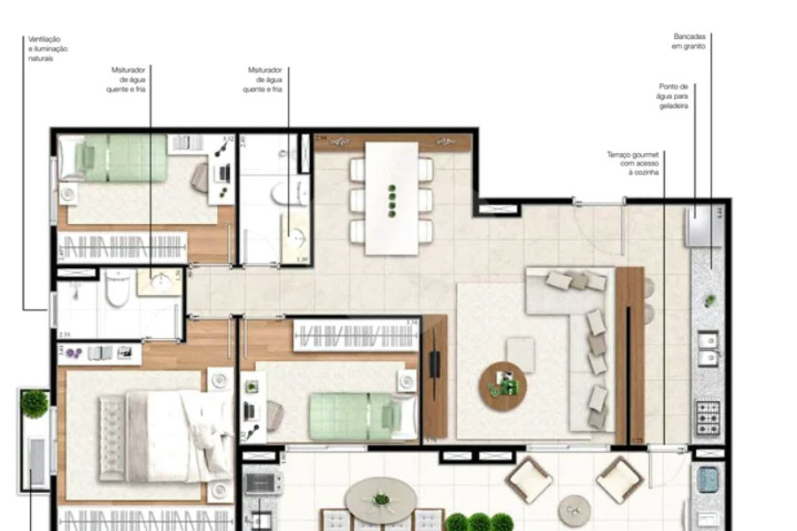 Apartamento à venda com 2 quartos, sendo 1 suíte, em Jardim São Paulo(zona Norte), São Paulo, SP