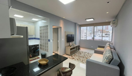 Apartamento com 1 dormitório à venda, 49 m² por R$ 490.000,00 - Gonzaga - Santos/SP