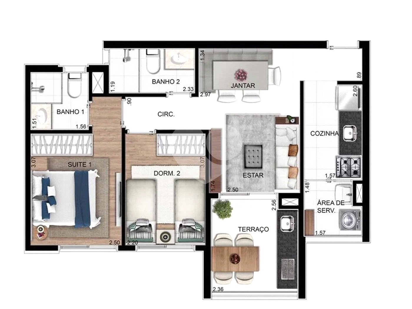 Apartamento à venda com 2 quartos, sendo 1 suíte, em Jardim São Paulo(zona Norte), São Paulo, SP