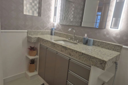 Apartamento com 1 dormitório à venda, 56 m² por R$ 610.000,00 - Aparecida - Santos/SP