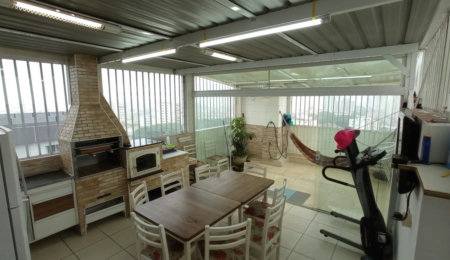 Cobertura com 4 dormitórios à venda, 380 m² por R$ 1.700.000,00 - Aparecida - Santos/SP