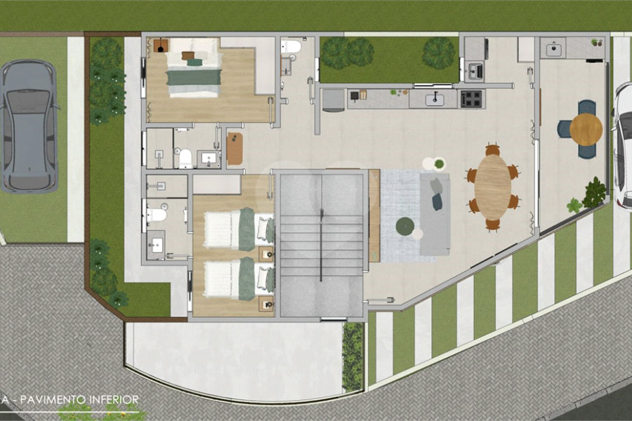 Apartamento à venda com 2 suítes em Bela Vista, Franco da Rocha, SP