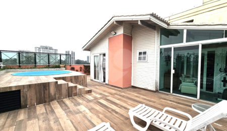 Cobertura à venda com 4 quartos, sendo 3 suítes,  em Alto da Boa Vista, São Paulo, SP
