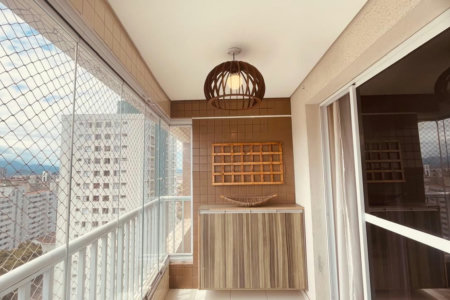 Apartamento com 3 dormitórios à venda, 92 m² por R$ 899.000,00 - Encruzilhada - Santos/SP