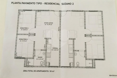 Apartamento à venda com 2 quartos em Boa Vista Paulista, Suzano, SP