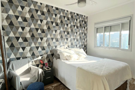 Apartamento à venda com 1 quarto em Brooklin Paulista, São Paulo, SP