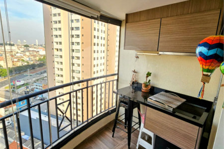 Apartamento à venda na Mooca com 73 m² com 3 dormitórios e 2 vagas. Aceita e estuda Permuta.