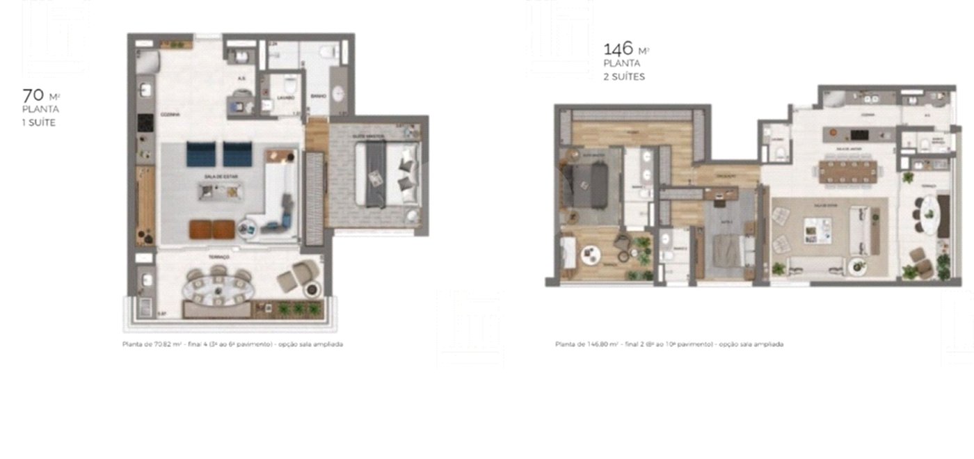 Apartamento à venda com 2 quartos, sendo 1 suíte, em Vila Nova Conceição, São Paulo, SP