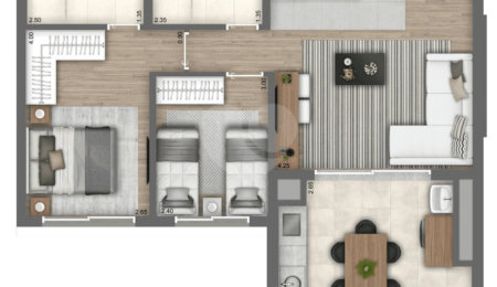 Apartamento à venda com 2 quartos, sendo 1 suíte, em Vila Mariana, São Paulo, SP