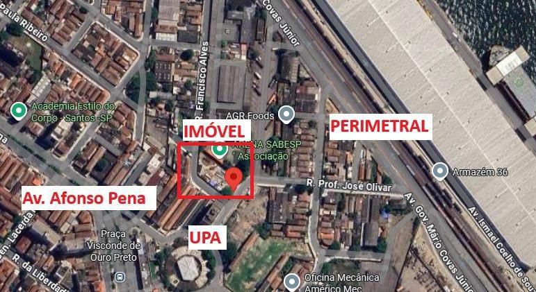 Terreno para alugar, 1910 m² por R$ 35.000,00/mês - Estuário - Santos/SP