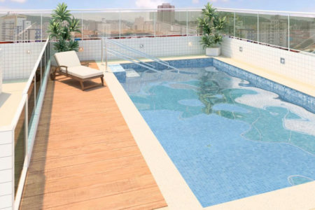 Apartamento Garden 94 m² com 2 dormitórios para venda ou aluguel no Embaré - Santos/SP