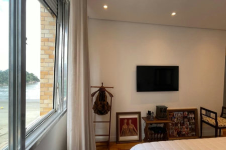 Apartamento com 3 dormitórios à venda, 180 m² por R$ 3.000.000,00 - José Menino - Santos/SP