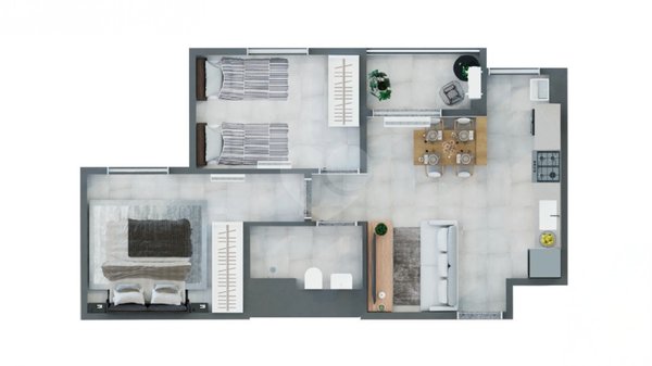 Apartamento 43m² 2
