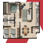 Apartamento à venda com 2 suítes em Atibaia Jardim, Atibaia, SP
