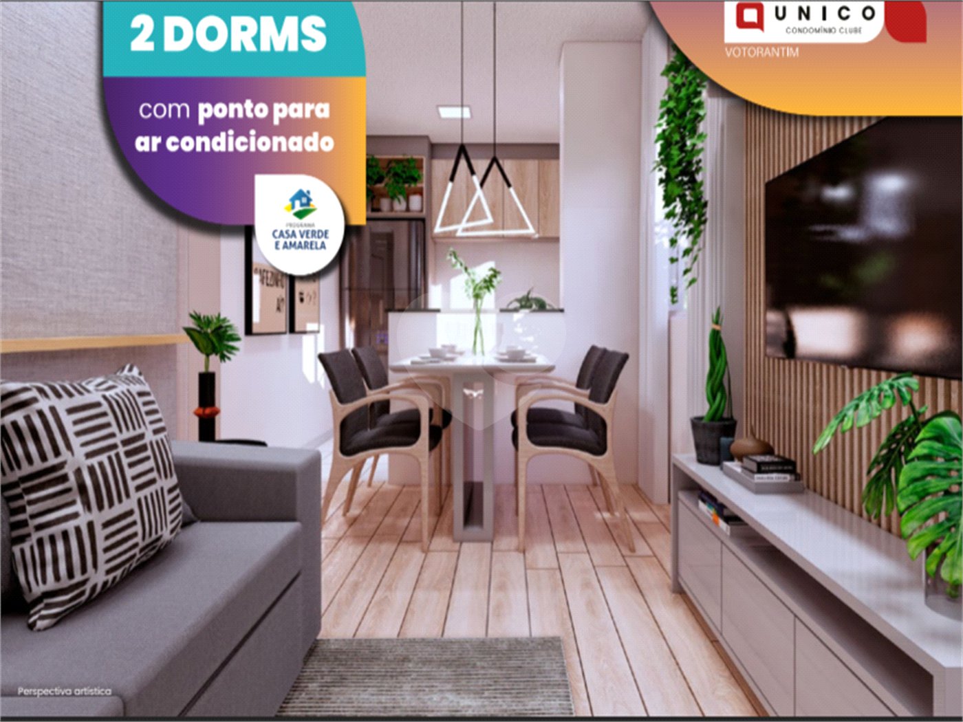 Apartamento à venda com 2 quartos em Vila Santo Antônio, Votorantim, SP
